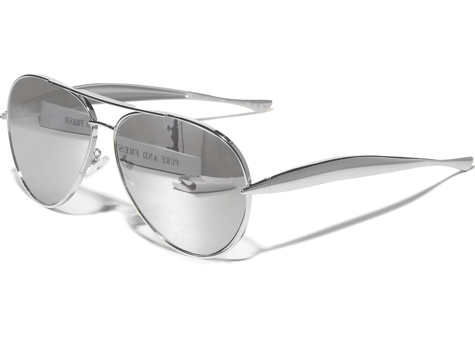 Silver Frame- Silver Mirrored Lens